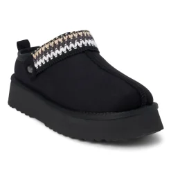 Storm Embroidered Scuff Slippers
