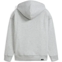 Suede Logo Full Zip Hoodie