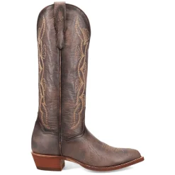 Sunrise Canyon Embroidered Pointed Toe Pull On Cowboy Boots