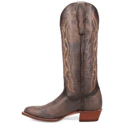 Sunrise Canyon Embroidered Pointed Toe Pull On Cowboy Boots