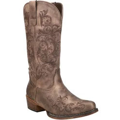 Tall Stuff Embroidery Snip Toe Cowboy Boots