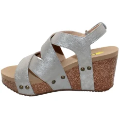 Tory Slingback Studded Wedge Sandals