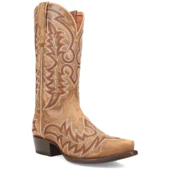 Triton Embroidered Snip Toe Pull On Cowboy Boots