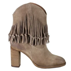 True Sky Western Fringe Round Toe Boots