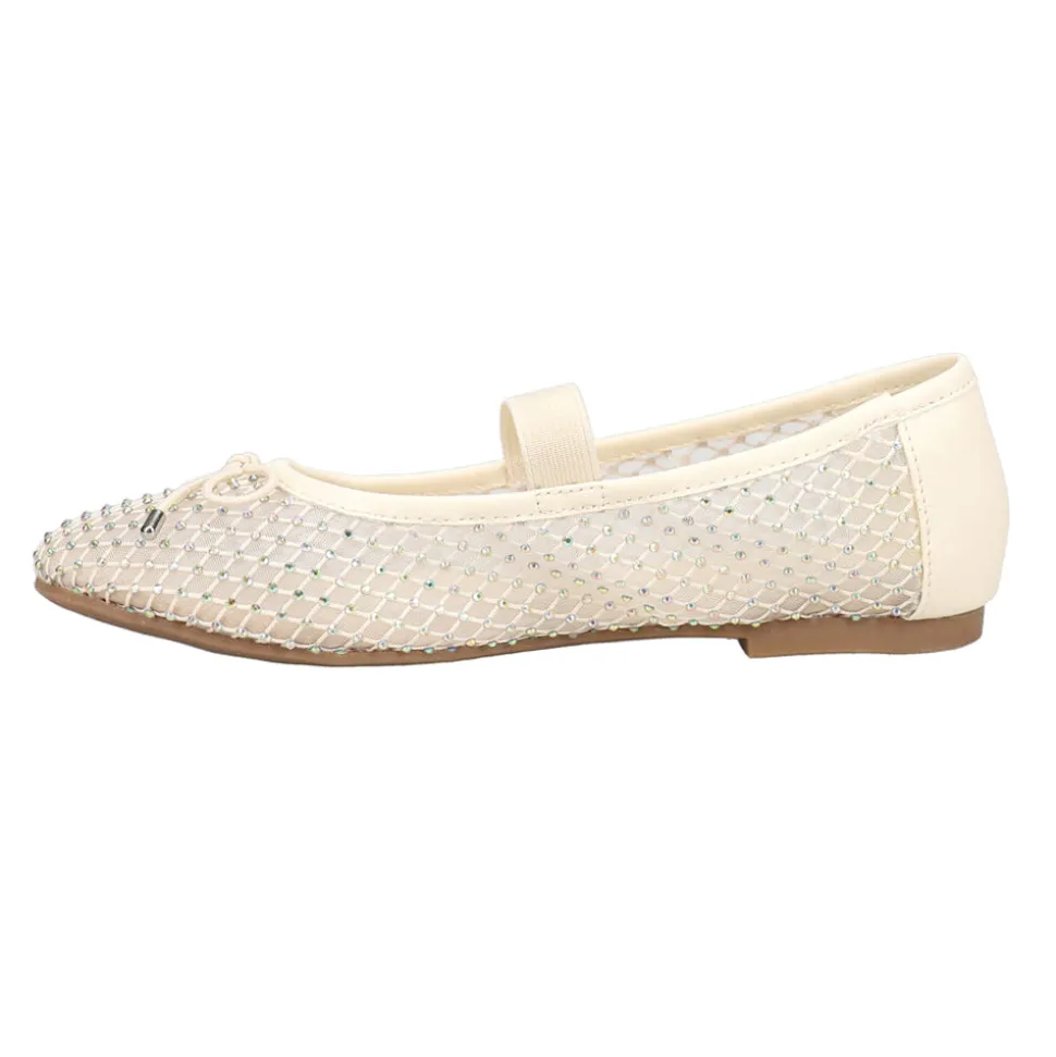 Unica Rhinestone Mary Jane Flats