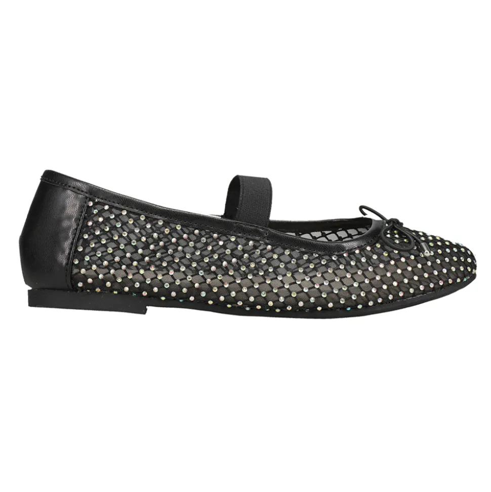 Unica Rhinestone Mary Jane Flats