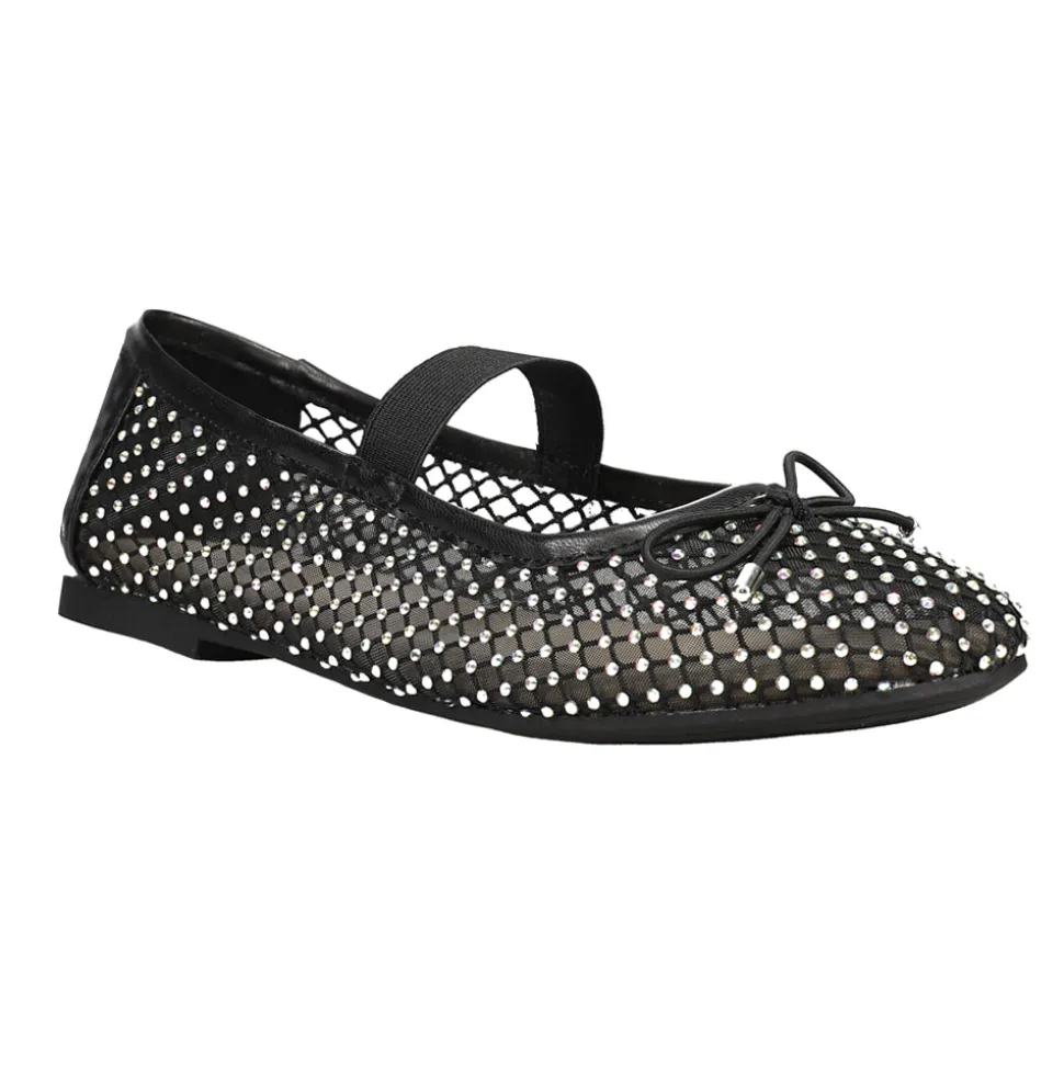 Unica Rhinestone Mary Jane Flats