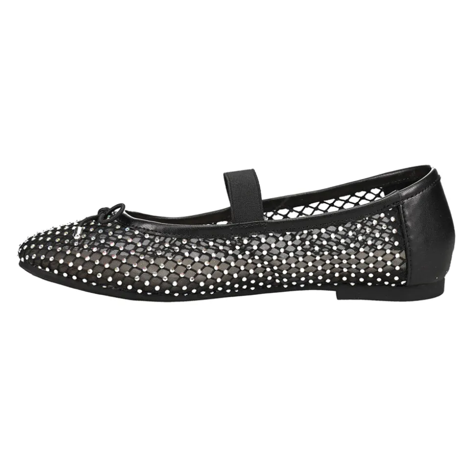 Unica Rhinestone Mary Jane Flats