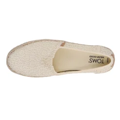 Valencia Floral Crochet Espadrille Slip On Flats
