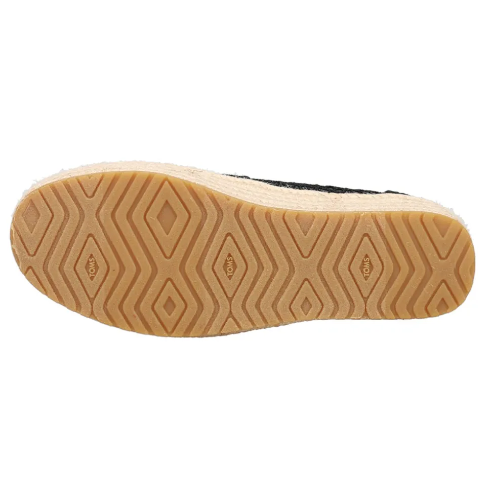 Valencia Floral Crochet Espadrille Slip On Flats