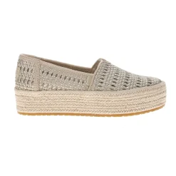 Valencia Metallic Platform Slip On Flats