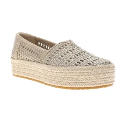Valencia Metallic Platform Slip On Flats