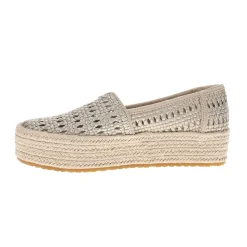Valencia Metallic Platform Slip On Flats