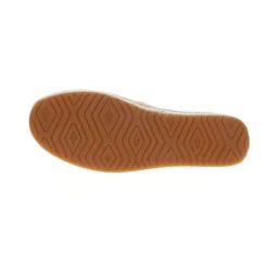 Valencia Metallic Platform Espadrille Flats