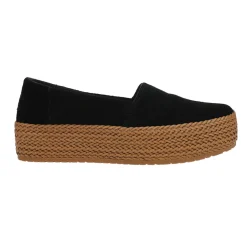 Valencia Suede Plaform Espadrille Flats