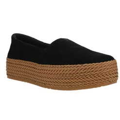 Valencia Suede Plaform Espadrille Flats