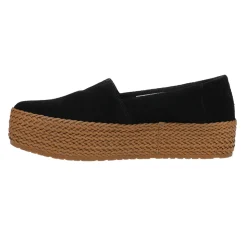 Valencia Suede Plaform Espadrille Flats
