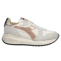 Venus Iris Dirty Metallic Lace Up Sneakers