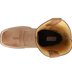 Viva Mexico Patriotic Square Toe Pull On Cowboy Boots