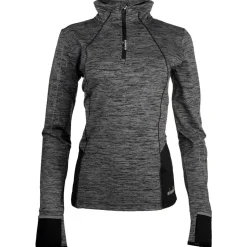 Warm Up Winter Be One Running Mock Neck Long Sleeve Pullover Top