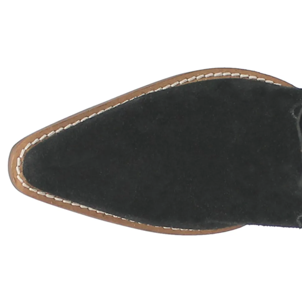 Wild Child Fringe Snip Toe Pull On Cowboy Boots