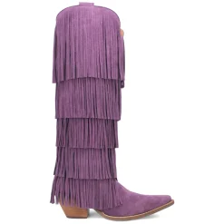 Wild Child Fringe Snip Toe Pull On Cowboy Boots
