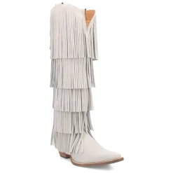 Wild Child Fringe Snip Toe Pull On Cowboy Boots