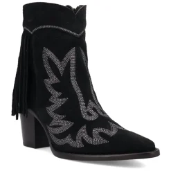 Wild Sage Fringe Snip Toe Zippered Cowboy Booties