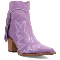 Wild Sage Fringe Snip Toe Zippered Cowboy Booties