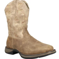 Wilder II Embroidered Square Toe Pull On Cowboy Boots