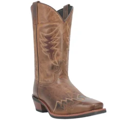 Williams Leather Square Toe Cowboy Boots