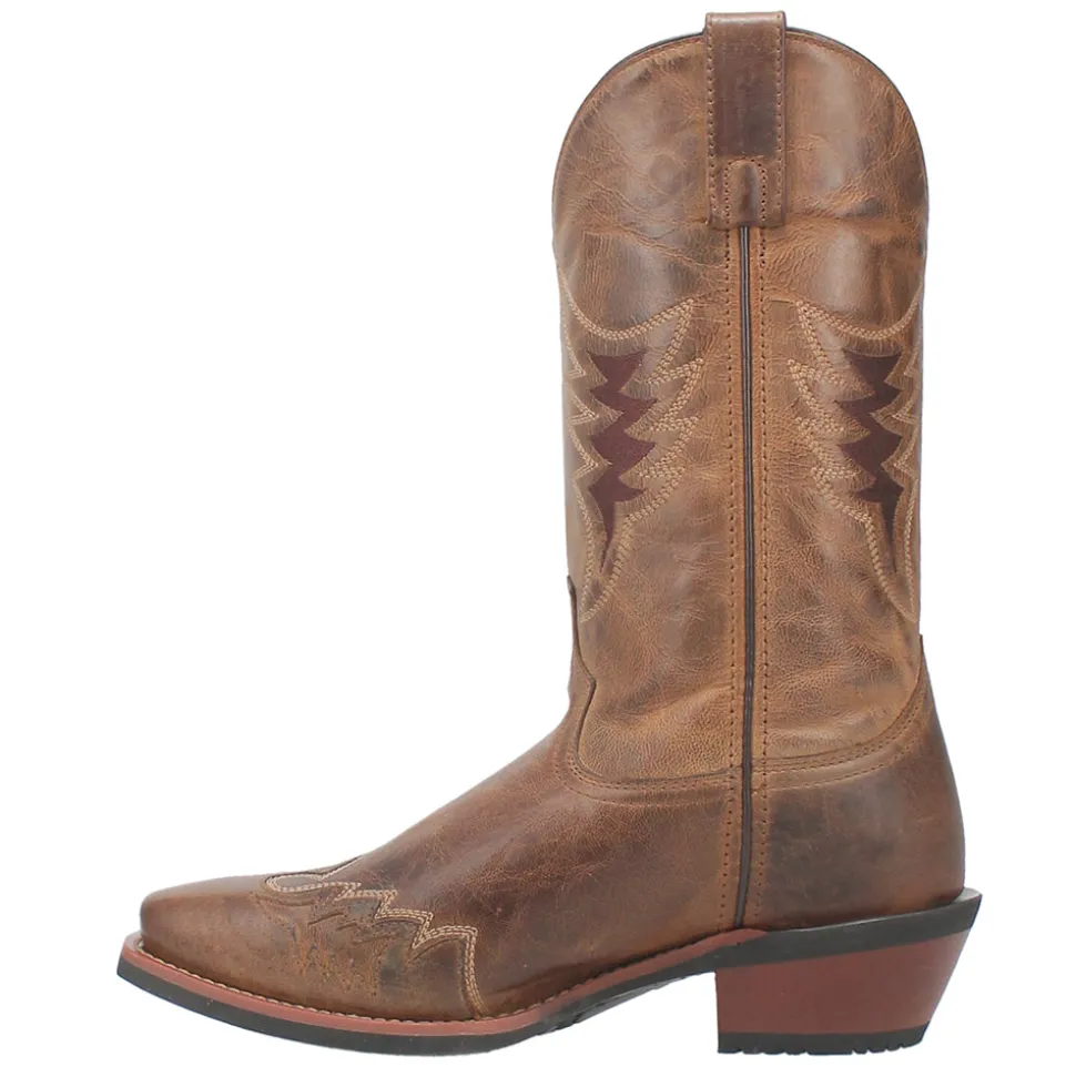 Williams Leather Square Toe Cowboy Boots