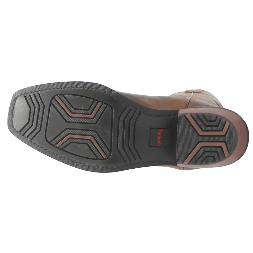 Williams Leather Square Toe Cowboy Boots