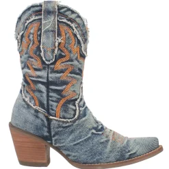 Y'all Need Dolly Embroidered Round Toe Cowboy Booties