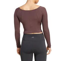 Yoga Scoop Neck Long Sleeve T-Shirt