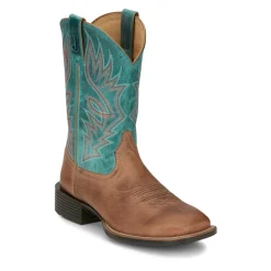 Zeke Wide Square Toe Cowboy Boots