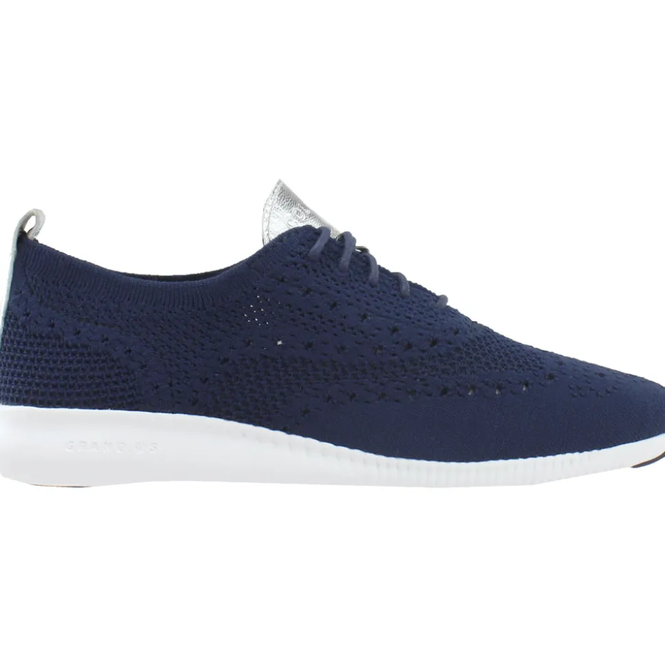 2.ZEROGRAND Stitchlite Oxford Perforated Lace Up Sneakers