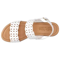 Zoe-Italy Cut Out Slingback Wedge Sandals