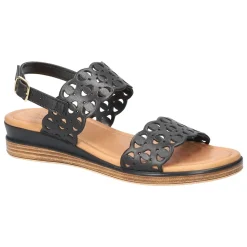 Zoe-Italy Cut Out Slingback Wedge Sandals