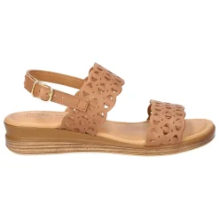 Zoe-Italy Cut Out Slingback Wedge Sandals