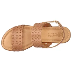 Zoe-Italy Cut Out Slingback Wedge Sandals